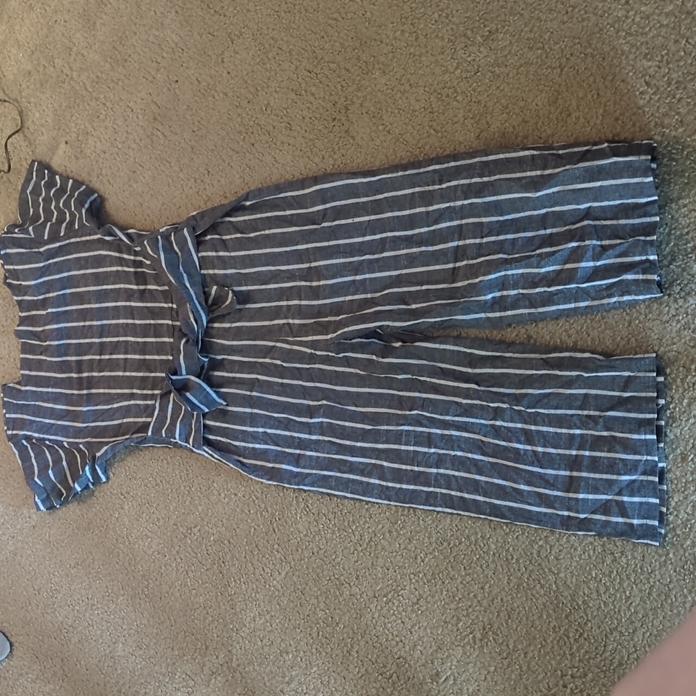 Striped jumpsuit